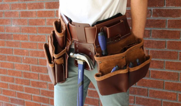 Ceinture à outils professionnelle pour réussir les projets de bricolage et de construction immobilière