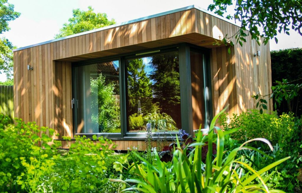 studio en bois jardin