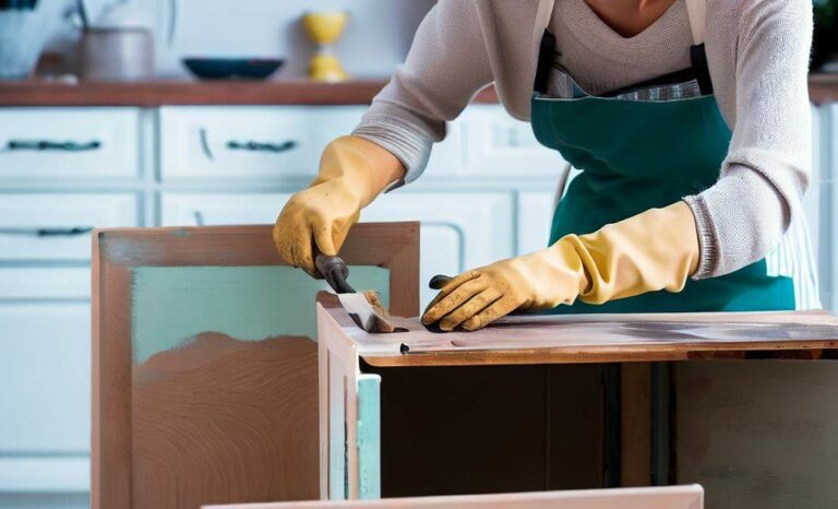 Comment repeindre un meuble de cuisine ?
