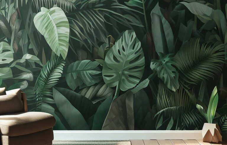 Comment poser du papier peint jungle dans sa chambre pour une ambiance Amazonie
