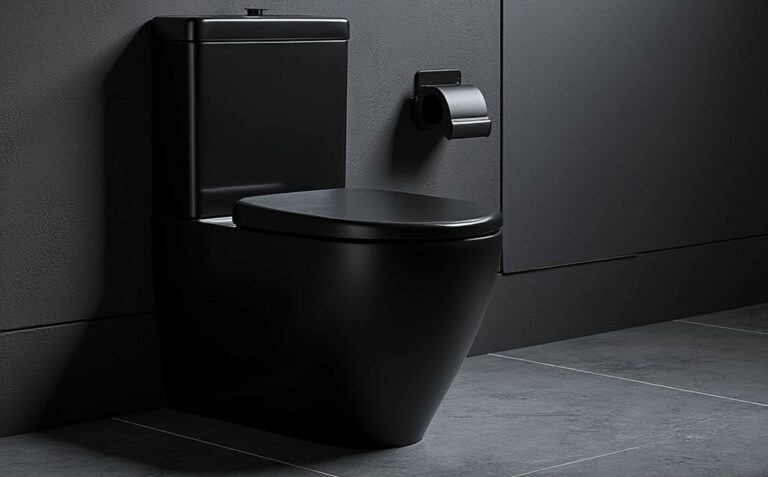 WC noir : avantages et inconvénients à considérer pour votre salle de bain