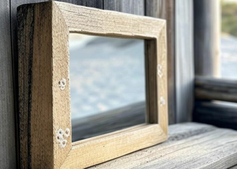 Faire un miroir en bois flotté : guide étape par étape pour un objet décoratif unique