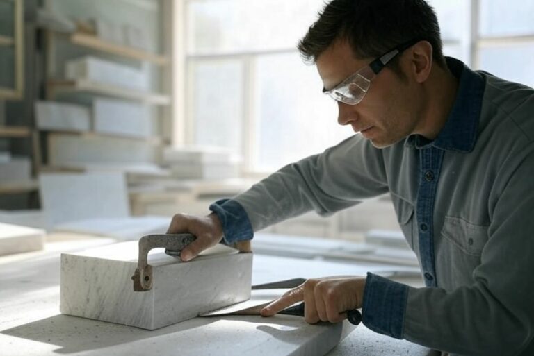 Couper du marbre : techniques et outils essentiels pour réussir votre projet de rénovation