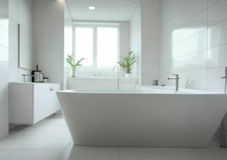Grand carrelage pour une salle de bain : conseils pour un aménagement esthétique et fonctionnel