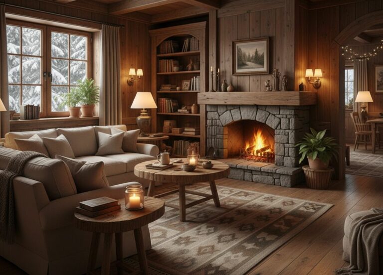 Créer une ambiance chaleureuse avec des décors bois sans travaux