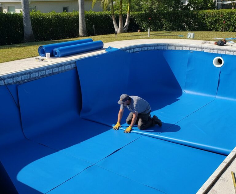 Quel est le prix pour la pose d&rsquo;un liner piscine 8×4 : tarifs actualisés