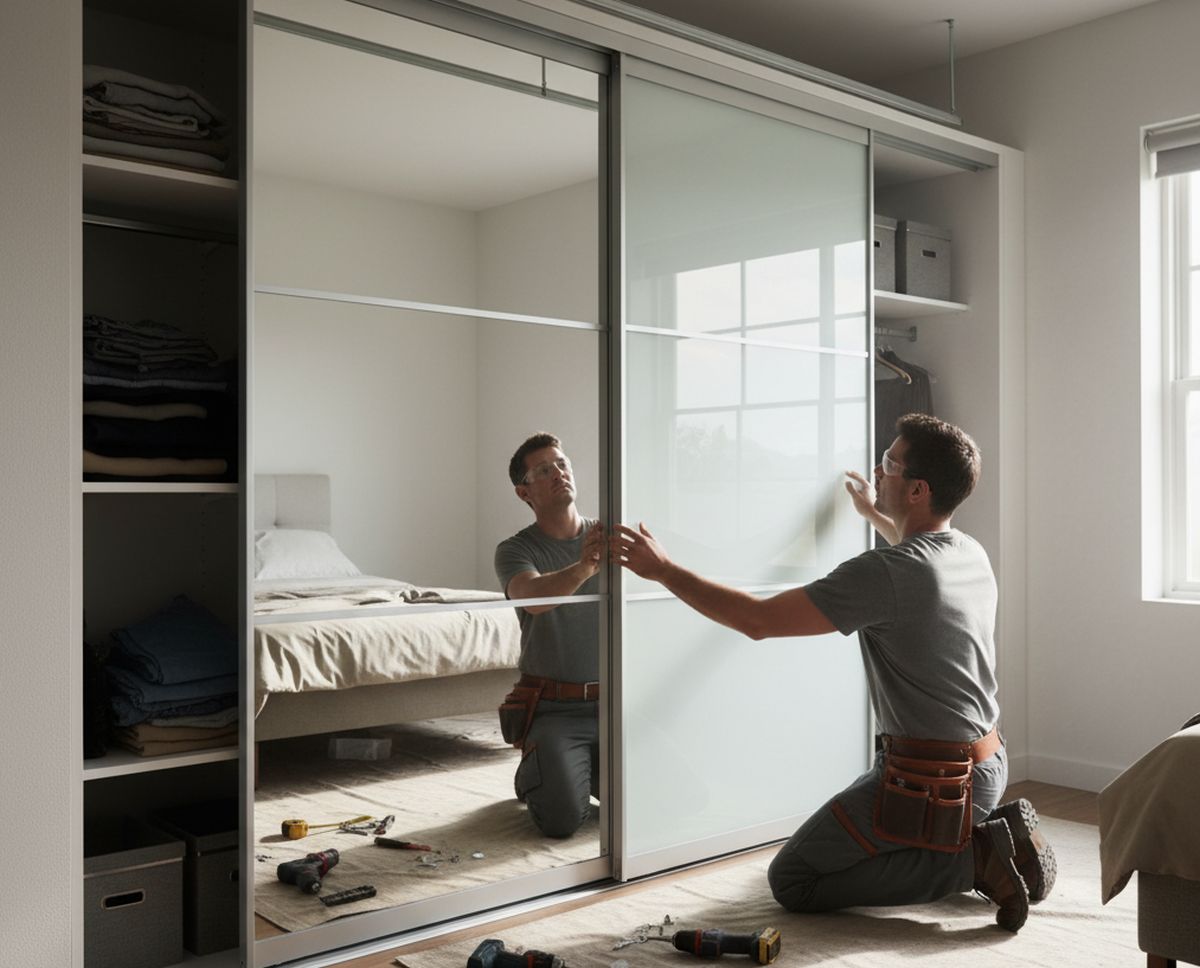 Comment installer des portes de placard coulissantes guide étape par étape