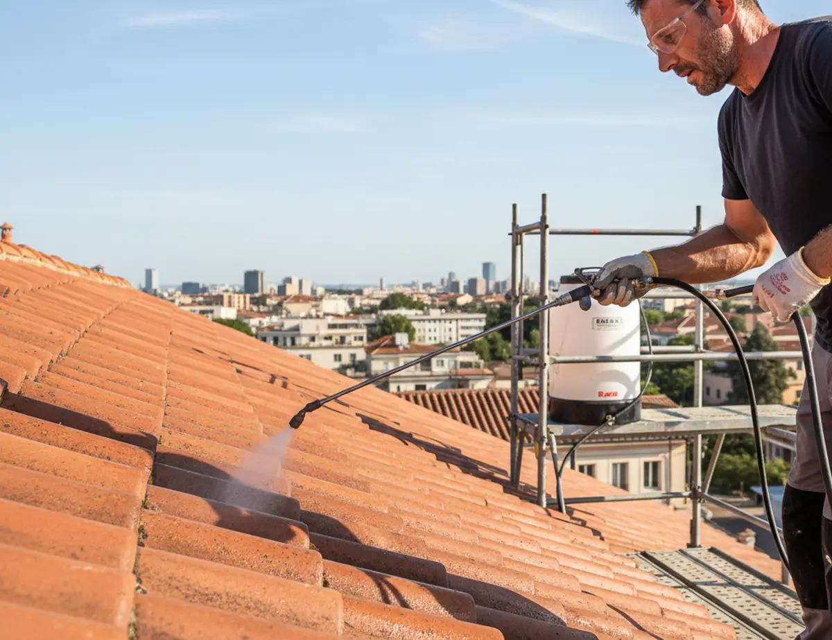 Traitement hydrofuge toiture